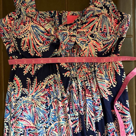 NWT Lilly Pulitzer Maui Miss Shell Blue Oyster Bay Sleeveless Maxi Dress 10 - Picture 13 of 17